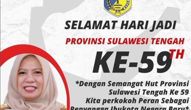 SELAMAT HARI JADI PROVINSI SULAWESI TENGAH