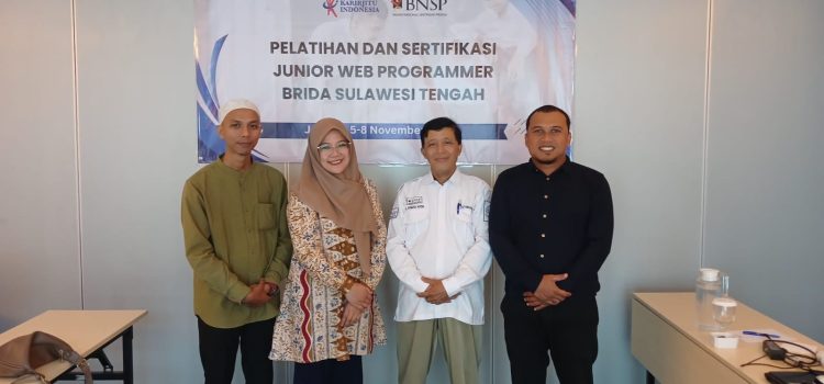 BRIDA Sulteng Tingkatkan Kompetensi SDM dengan Pelatihan Sertifikasi Junior Web Programming