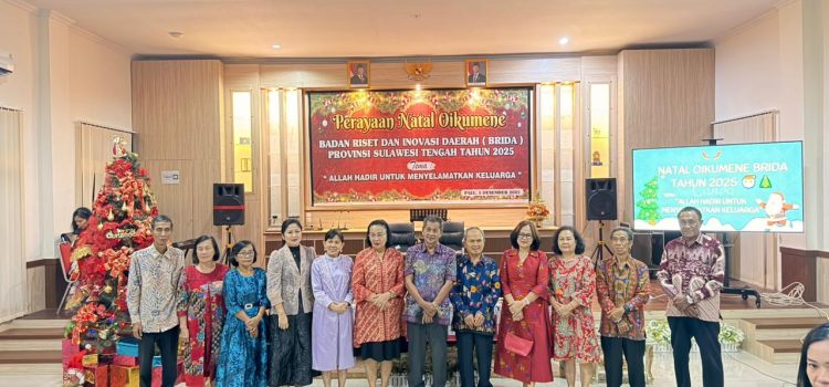 BRIDA Provinsi Sulawesi Tengah Laksanakan Perayaan Natal Oikumene dengan Tema “Allah Hadir untuk Menyelamatkan Keluarga”