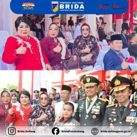 Kepala BRIDA Sulteng Hadiri Upacara Peringatan HUT Ke-81 RI di Kantor Gubernur